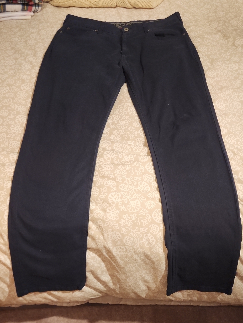 Classic Men's Navy Chinos